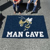 Georgia Tech Yellow Jackets Man Cave Ulti-Mat Rug - 5ft. x 8ft., Buzz, 23998