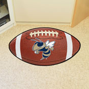 Georgia Tech Yellow Jackets Football Rug - 20.5in. x 32.5in., Buzz, 23999