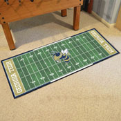Georgia Tech Yellow Jackets Field Runner Mat - 30in. x 72in., Buzz, 24007