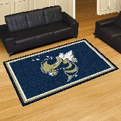 Georgia Tech Yellow Jackets 5ft. x 8 ft. Plush Area Rug, Buzz, 24012
