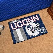UConn Huskies Starter Mat Accent Rug - 19in. x 30in. - Husky Head Primary Logo - Navy - Starter Mat - Uniform, 24291