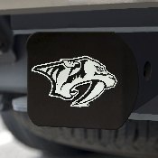 NHL - Nashville Predators Hitch Cover - Chrome on Black 3.4