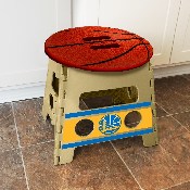 Golden State Warriors Folding Step Stool - 13in. Rise, 24402
