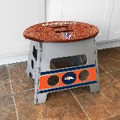 Denver Broncos Folding Step Stool - 13in. Rise - Bronco Head Primary Logo, 24433
