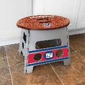 New York Giants Folding Step Stool - 13in. Rise - NY Primary Logo, 24444