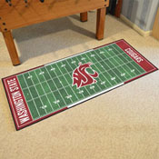 Washington State Cougars Field Runner Mat - 30in. x 72in., 24471