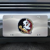 Florida State Seminoles 3D Stainless Steel License Plate, 24523