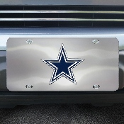 Dallas Cowboys 3D Stainless Steel License Plate, 24531