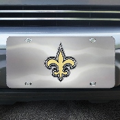 New Orleans Saints 3D Stainless Steel License Plate, 24535