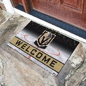 Vegas Golden Knights Rubber Door Mat - 18in. x 30in., 24557