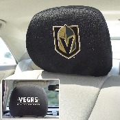 Vegas Golden Knights Embroidered Head Rest Cover Set - 2 Pieces, 24558