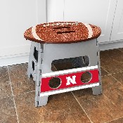 University of Nebraska Folding Step Stool 14