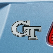Georgia Tech Yellow Jackets 3D Chrome Metal Emblem, 25003