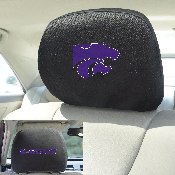 Kansas State Wildcats Embroidered Head Rest Cover Set - 2 Pieces, 25047
