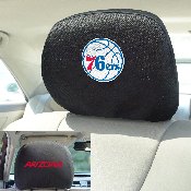 Philadelphia 76ers Embroidered Head Rest Cover Set - 2 Pieces, 25076
