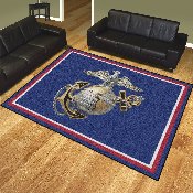 U.S. Marines 8ft. x 10 ft. Plush Area Rug, 25147