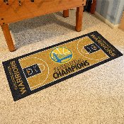 NBA - Golden State Warriors 2018 NBA Finals Champions NBA Court Large Runner 29.5x54, 25333