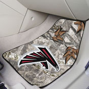Atlanta Falcons Camo Front Carpet Car Mat Set - 2 Pieces, 25489