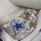 Dallas Cowboys Camo Front Carpet Car Mat Set - 2 Pieces, 25496
