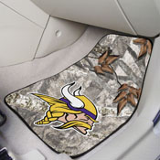 Minnesota Vikings Camo Front Carpet Car Mat Set - 2 Pieces, 25505
