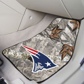 New England Patriots Camo Front Carpet Car Mat Set - 2 Pieces, 25506