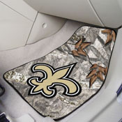 New Orleans Saints Camo Front Carpet Car Mat Set - 2 Pieces, 25507