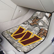 Washington Commanders Front Carpet Car Mat Set - 2 Pieces, Helmet Logo, 25519