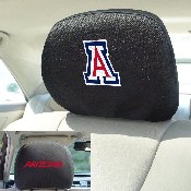 Arizona Wildcats Embroidered Head Rest Cover Set - 2 Pieces, 25580