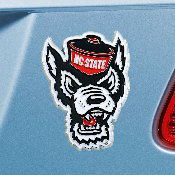 NC State Wolfpack 3D Color Metal Emblem, 25586