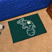 Oakland Athletics Starter Mat Accent Rug - 19in. x 30in. - Elephant Jersey Sleeve Logo - Green, 25667