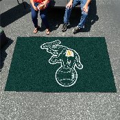 Oakland Athletics Ulti-Mat Rug - 5ft. x 8ft. - Elephant Jersey Sleeve Logo, 25670