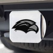 Southern Miss Golden Eagles Chrome Metal Hitch Cover with Chrome Metal 3D Emblem, 25693