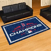 Boston Red Sox 2018 World Series Champions 5ft. x 8 ft. Plush Area Rug, 25706