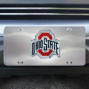 Ohio State Buckeyes 3D Stainless Steel License Plate, 25708