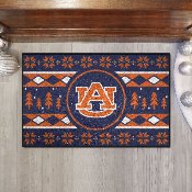 Auburn Tigers Holiday Sweater Starter Mat Accent Rug - 19in. x 30in., 25804