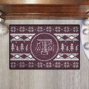 Texas A&M Aggies Holiday Sweater Starter Mat Accent Rug - 19in. x 30in., 25821