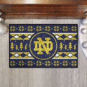 Notre Dame Fighting Irish Holiday Sweater Starter Mat Accent Rug - 19in. x 30in., 25847