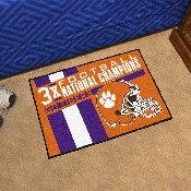 Clemson Tigers Dynasty Starter Mat Accent Rug - 19in. x 30in., 25931