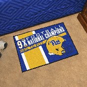Pitt Panthers Dynasty Starter Mat Accent Rug - 19in. x 30in., 25968