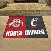 House Divided - Ohio State/Cincinnati House Divided House Divided Rug - 34 in. x 42.5 in., 25984