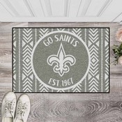 New Orleans Saints Southern Style Starter Mat Accent Rug - 19in. x 30in., 26177