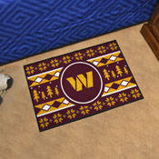 Washington Commanders Holiday Sweater Starter Mat Accent Rug - 19in. x 30in., 26221
