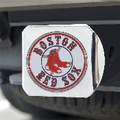 MLB - Boston Red Sox Color Hitch - Chrome 3.4"x4", 26530