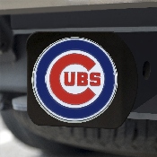Chicago Cubs Black Metal Hitch Cover - 3D Color Emblem, 26538