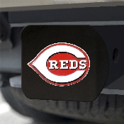 Cincinnati Reds Black Metal Hitch Cover - 3D Color Emblem, 26559