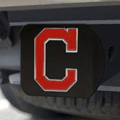 Cleveland Guardians Black Metal Hitch Cover - 3D Color Emblem, 26569