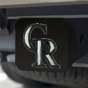 MLB - Colorado Rockies Hitch Cover - Black 3.4