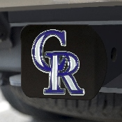MLB - Colorado Rockies Color Hitch - Black 3.4