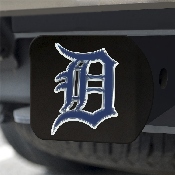 Detroit Tigers Black Metal Hitch Cover - 3D Color Emblem, 26585