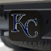 Kansas City Royals Black Metal Hitch Cover - 3D Color Emblem, 26604